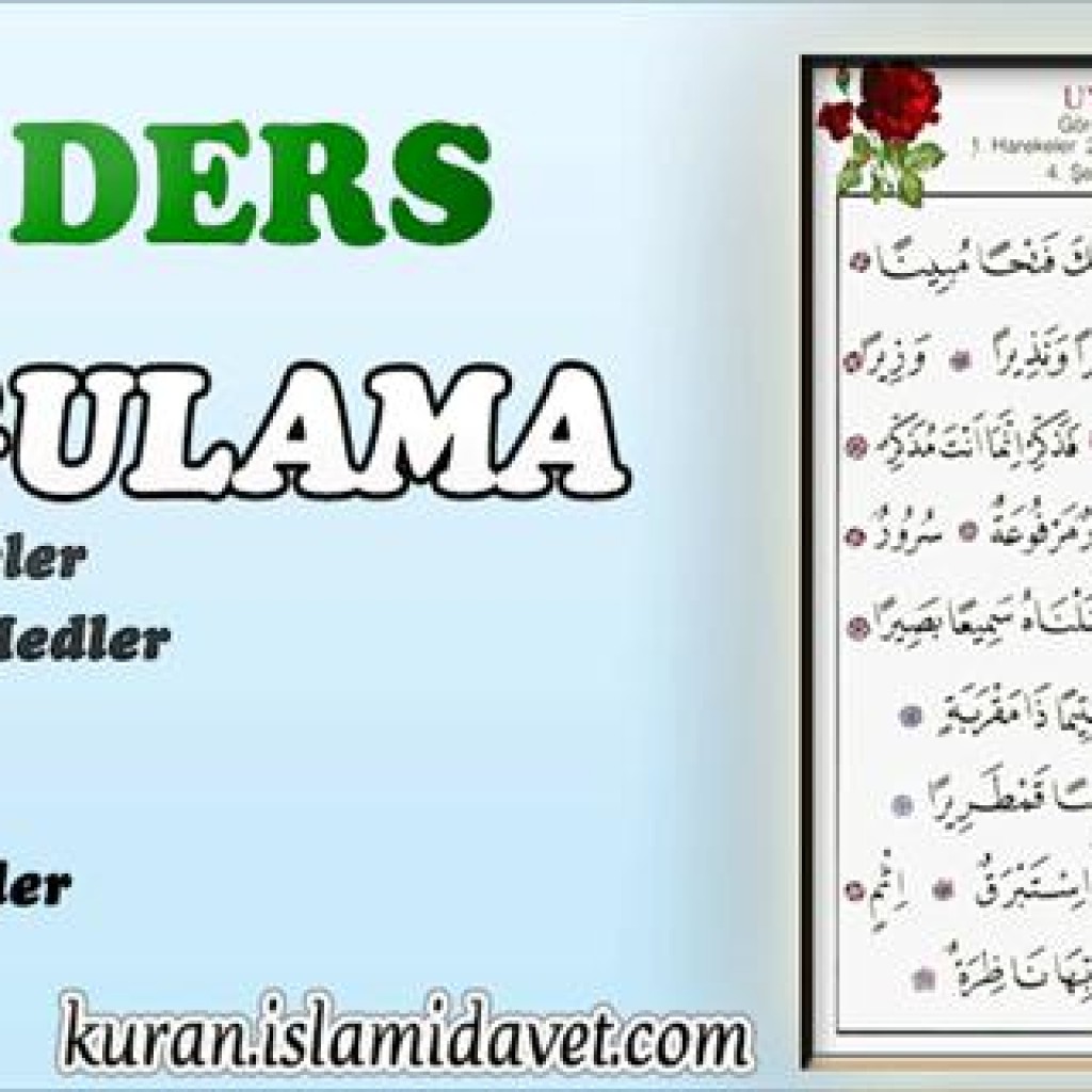 Ders 15: Uygulama