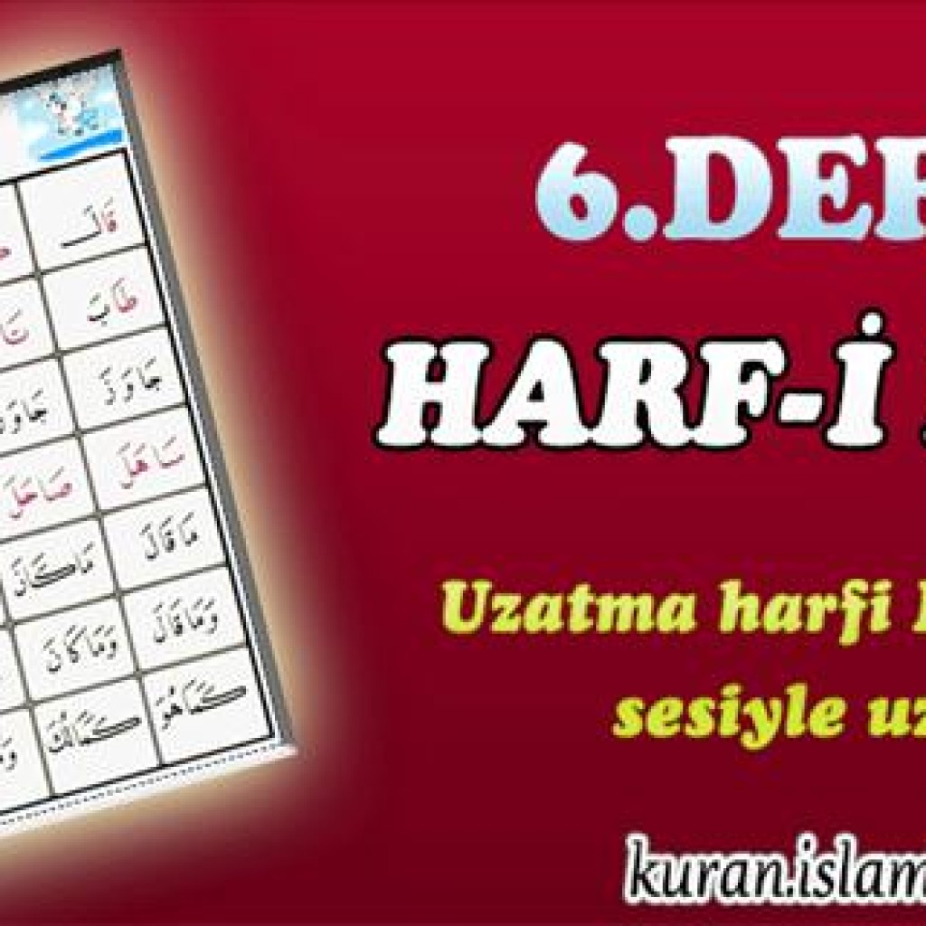Ders 6: Harf-i Med (Elif)