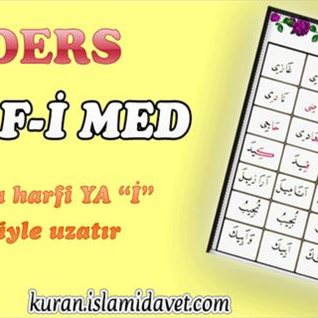 Ders 7: Harf-i Med (Ye)