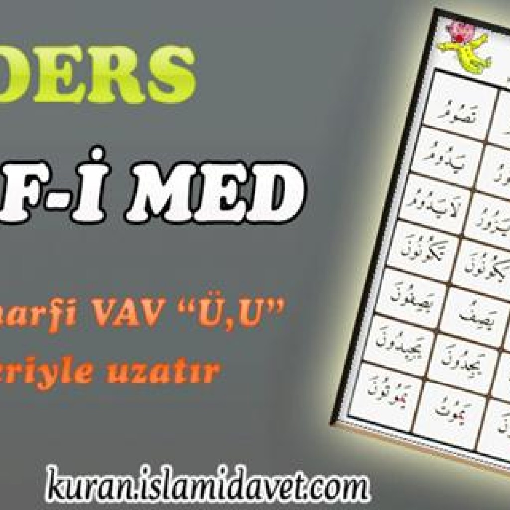 Ders 8: Harf-i Med (Vav)