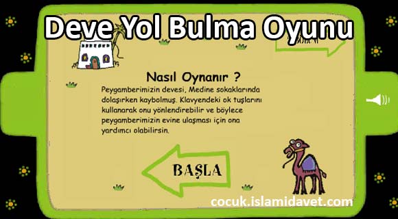 Deve Yol Bulma Oyunu