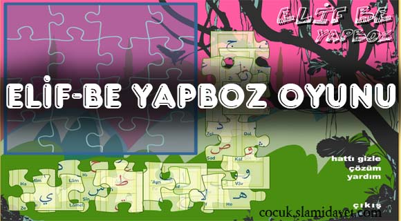 Elif-Ba - Yap Boz Oyunu