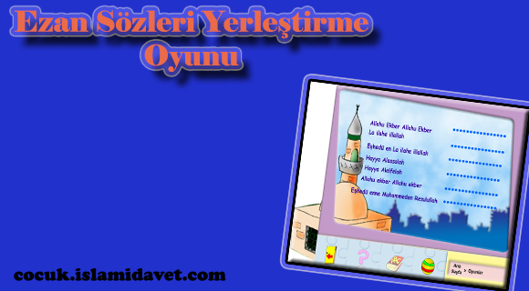 Ezan Sözleri Yerleştirme