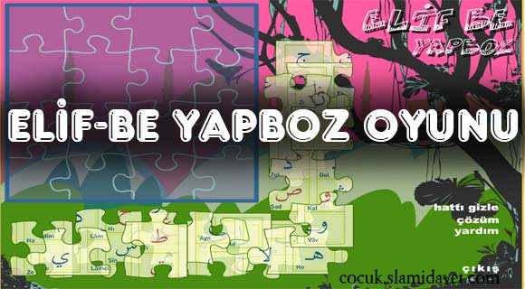 Elif-Be Yapboz Oyunu