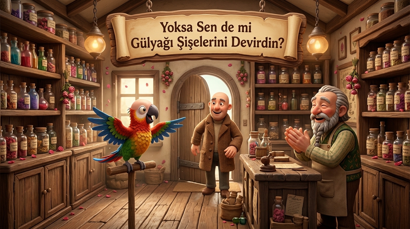 Yoksa Sen de mi Gülyağı Şişelerini Devirdin?