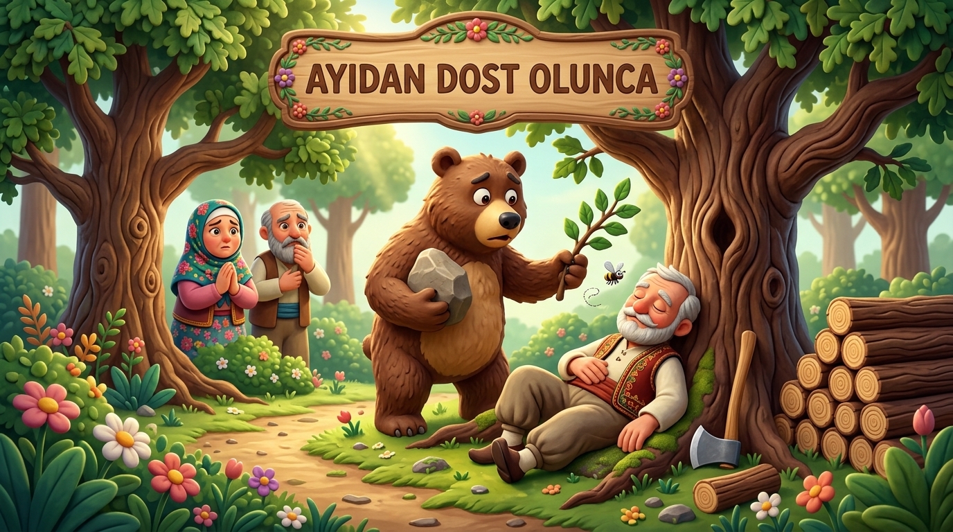 Ayıdan Dost Olunca